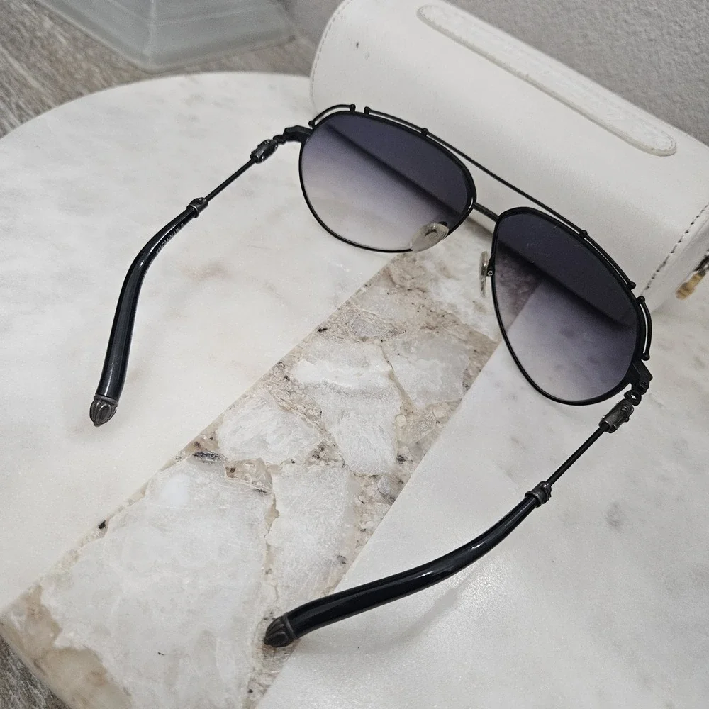 Chrome‎ Hearts KUFANNAW ll  Sunglasses Large Aviator Fit